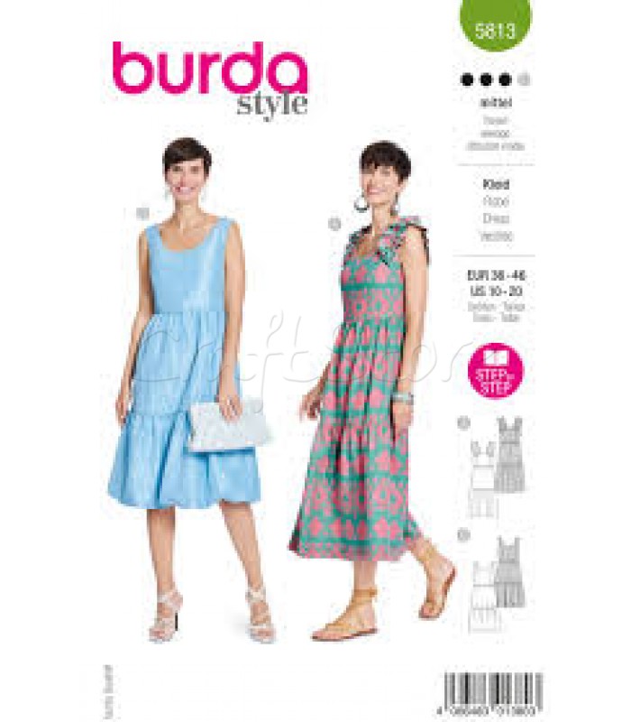 BURDA πατρόν φορέματα 5813
